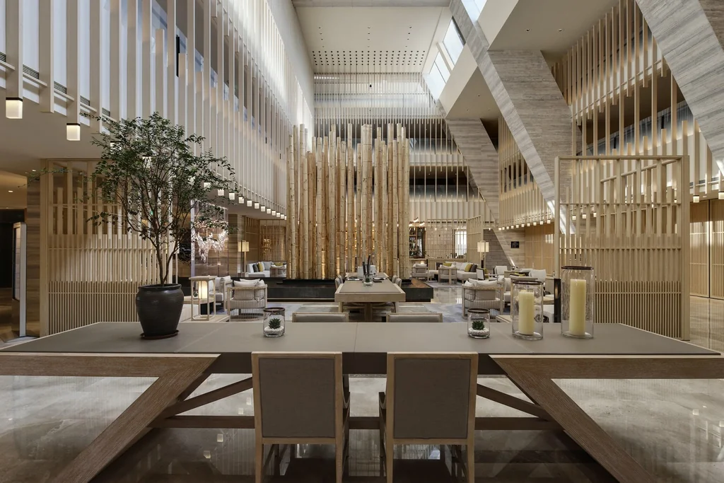 Hilton Shenzhen Shekou Nanhai — Nanhai Wing — hospitality interior, Shenzhen, China; view 1