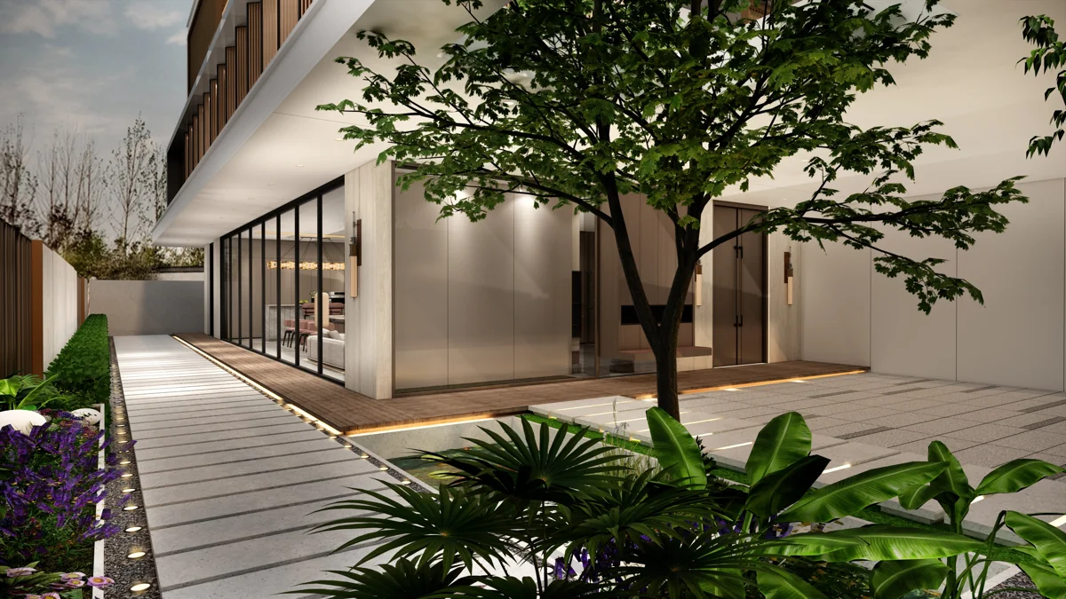 Tropical luxe home — homes interior, Singapore; view 2